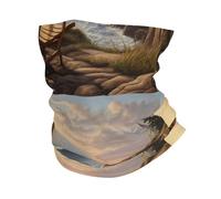 WZYWHJ Looking out to sea Foulard multifunzione con stampa sportiva, fascia, maschera per il viso, braccialetto