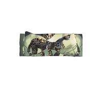 WZYWHJ Majestic - Fasce per capelli con fiocco e stampa leopardata, accessori elastici per capelli morbidi per neonati e ragazze