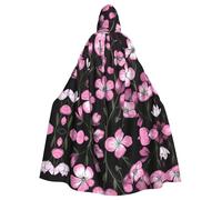 WZYWHJ mantello con cappuccio per uomini e donne con motivo cuculo Immagine Aldult Cosplay Poncho per Halloween Party
