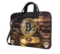 WZYWHJ moneta Immagine Ultra-sottile portatile monospalla borsa del computer accessori per computer morbido antiurto per laptop, Nero , 14 inch