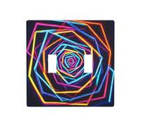 WZYWHJ Neon Surround Lines Picture Pannello termoplastico per copertura interruttore Pannello frontale decorativo da parete che non è facilmente danneggiato