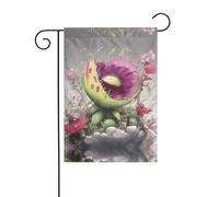 Wzywhj Neon Venus Flytrap stampa estate giardino bandiera double face decorazione cortile 30,5 x 45,7 cm