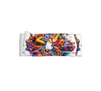 WZYWHJ Numeri colorati che stampano le fasce per capelli dell'arco del bambino e gli accessori morbidi elastici dei capelli per i neonati e le ragazze