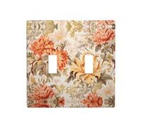 WZYWHJ Pannello termoplastico colorato con immagine floreale per copertura interruttore decorativo da parete frontale che non è facilmente danneggiato