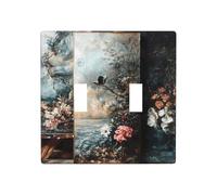 WZYWHJ Pannello termoplastico con quadro dipinto a olio vintage per copertura interruttore decorativo da parete che non è facilmente danneggiato