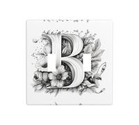 WZYWHJ Pannello termoplastico stampato con lettera B artistica per copertura interruttore, piastra decorativa da parete che non si danneggia facilmente