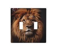 WZYWHJ Pannello termoplastico stampato con lo sguardo del leone per la copertura dell'interruttore, piastra decorativa da parete che non si danneggia facilmente