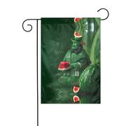 Wzywhj Patrick'S Watermelon Festival Stampa Estate Giardino Bandiera Double Face Decorazione Cortile 30,5 x 45,7 cm