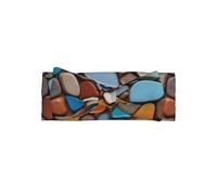 WZYWHJ Percorso di pietra colorato Stampa fasce per capelli per bambini e accessori morbidi elastici per capelli per neonati e ragazze