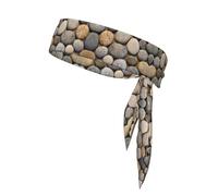 WZYWHJ Petoskey - Fascia per capelli con stampa con pietra, per uomini e donne, per corsa, allenamento, calcio