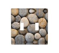 WZYWHJ Petoskey Stone PrintedThermos Pannello per interruttore Copertura Pannello decorativo da parete che non si danneggia facilmente