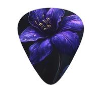 Wzywhj Plettro per chitarra con motivo a piccoli fiori, facile da impugnare, per basso, ukulele, chitarra acustica ed elettrica, 12 pezzi