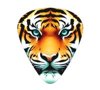 Wzywhj Plettro per chitarra Little Fat Tiger Head Picture Easy Grip Uke Picks confortevole al tatto, ukulele, chitarra acustica ed elettrica, plettri per chitarra 12 pezzi