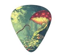 Wzywhj Plettro per chitarra The Mysterious Venus Flytrap Waits Picture Easy Grip Uke Picks confortevole al tatto, ukulele, chitarra acustica ed elettrica, plettri per chitarra 12 pezzi