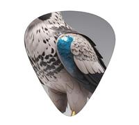 Wzywhj Plettro Topological Falcon per chitarra, facile presa, per basso, ukulele, chitarra acustica ed elettrica, 12 pezzi