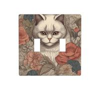 WZYWHJ Primo piano del pannello termoplastico profondo di stampa dell'occhio di gatto per la copertura dell'interruttore Piastra frontale decorativa della parete che non è facilmente danneggiata