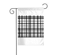 Wzywhj Quadretto bianco e nero con bandiera estiva da giardino, decorazione su entrambi i lati, 30,5 x 45,7 cm