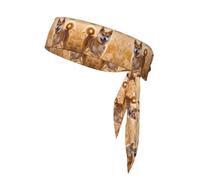 WZYWHJ Shiba Inu - Fascia per capelli con stampa, per uomini e donne, per corsa, allenamento, calcio