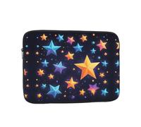 WZYWHJ Shining Stars in the Night Sky stampato antiurto portatile custodia per laptop 13 pollici per uomini e donne viaggi d'affari, scuola, ufficio uso quotidiano