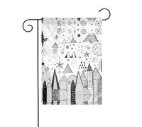 WZYWHJ Sketchbook Stampa Decorazione Bandiera Giardino 30,5 x 45,7 cm per un ambiente esterno alla moda