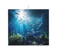 Wzywhj Sottomarino World stampato in spugna assorbente 45,7 x 40,6 cm