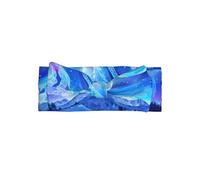 WZYWHJ Splendide fasce per capelli con fiocco per bambini con immagine dell'aurora boreale e accessori elastici per capelli morbidi per neonati e ragazze