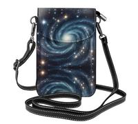 WZYWHJ Starry Night Swirl - Borsa a tracolla in pelle stampata per telefono, regalo versatile per donne, passeggiate, campeggio, shopping e viaggi