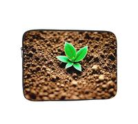 WZYWHJ Suolo Piante Crescere Stampa Antiurto Portatile Laptop Sleeve Case 10 pollice per Uomini e Donne Viaggi di Affari, Scuola, Ufficio Uso quotidiano