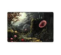 WZYWHJ Tappeti per soggiorno, passatoia antiscivolo per asilo nido tappeto da gioco, 152,4 x 99,1 cm, immagine The Venus Flytrap Waits
