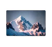 WZYWHJ Tappeti per soggiorno, tappeto runner antiscivolo per asilo nido tappeto da gioco 152,4 x 99,1 cm con stampe Top of The Snowy Mountain