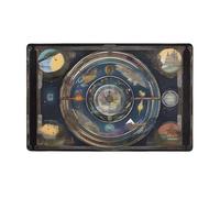 WZYWHJ Tappeti per soggiorno, tappeto runner antiscivolo per asilo nido tappeto da gioco 152,4 x 99,1 cm stampa tarocchi bussola