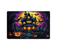 WZYWHJ Tappeti per soggiorno, tappeto runner antiscivolo per asilo nido tappeto da gioco 152,4 x 99,1 cm stampa castello del terrore