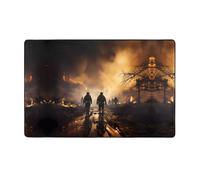 WZYWHJ Tappeti per soggiorno, tappeto runner antiscivolo per asilo nido tappeto da gioco, 152,4 x 99,1 cm, motivo: vigili del fuoco che combattono gli incendi stampati