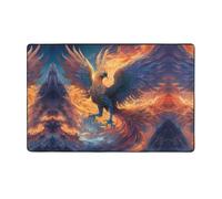 WZYWHJ Tappeti per soggiorno, tappeto runner antiscivolo per asilo nido tappeto da gioco 152,4 x 99,1 cm stampe Phoenix Nirvana