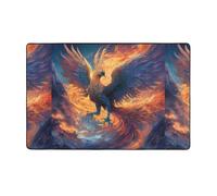 WZYWHJ Tappeti per soggiorno, tappeto runner antiscivolo per asilo nido tappeto da gioco 152,4 x 99,1 cm stampe Phoenix Nirvana