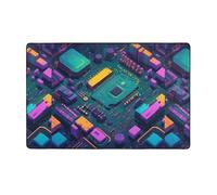 WZYWHJ Tappeti per soggiorno, tappeto runner antiscivolo per asilo nido tappeto da gioco 152,4 x 99,1 cm stampato su circuito stampato pitone