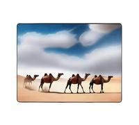 WZYWHJ Tappeti per soggiorno, tappeto runner antiscivolo per asilo nido tappeto da gioco 160 x 121,9 cm, stampa cammello nel deserto
