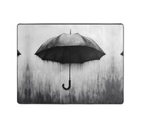 WZYWHJ Tappeti per soggiorno, tappeto runner antiscivolo per asilo nido tappeto da gioco 160 x 121,9 cm con ombrello stampato
