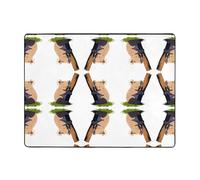 WZYWHJ Tappeti per soggiorno, tappeto runner antiscivolo per asilo nido tappeto da gioco 160 x 121,9 cm Koala al sole stampato