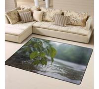 WZYWHJ Tappeti per soggiorno, tappeto runner antiscivolo per asilo nido tappeto da gioco 160 x 122 cm stampa acqua dopo la pioggia