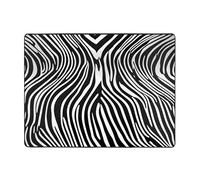 WZYWHJ Tappeti per soggiorno, tappeto runner antiscivolo per asilo nido tappeto da gioco, 160 x 122 cm, stampa zebrata
