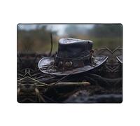 WZYWHJ Tappeti per soggiorno, tappeto runner antiscivolo per asilo nido tappeto da gioco 160 x 122 cm con cappello pirata nel deserto stampato