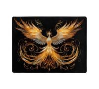 WZYWHJ Tappeti per soggiorno, tappeto runner antiscivolo per asilo nido tappeto da gioco, 160 x 122 cm, bella stampa fenice