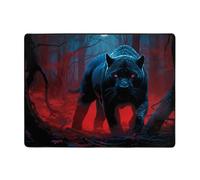 WZYWHJ Tappeti per soggiorno, tappeto runner antiscivolo per asilo nido tappeto da gioco 160 x 122 cm stampa leopardata caccia