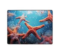 WZYWHJ Tappeti per soggiorno, tappeto runner antiscivolo per asilo nido tappeto da gioco, 160 x 122 cm, bella stampa con stella marina
