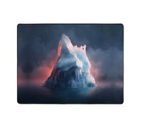 WZYWHJ Tappeti per soggiorno, tappeto runner antiscivolo per asilo nido tappeto da gioco 160 x 122 cm stampato iceberg che si scioglie