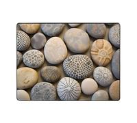WZYWHJ Tappeti per soggiorno, tappeto runner antiscivolo per asilo nido tappeto da gioco 160 x 122 cm con stampa petoskey stone