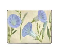 WZYWHJ Tappeti per soggiorno, tappeto runner antiscivolo per asilo nido tappeto da gioco 160 x 122 cm stampa tromba fiore