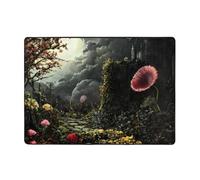 WZYWHJ Tappeti per soggiorno, tappeto runner antiscivolo per asilo nido tappeto da gioco 203,2 x 147,3 cm con immagine di Venus Flytrap Waits