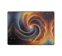 WZYWHJ Tappeti per soggiorno, tappeto runner antiscivolo per asilo nido tappeto da gioco 203,2 x 147,3 cm con motivo a stelle e vortice